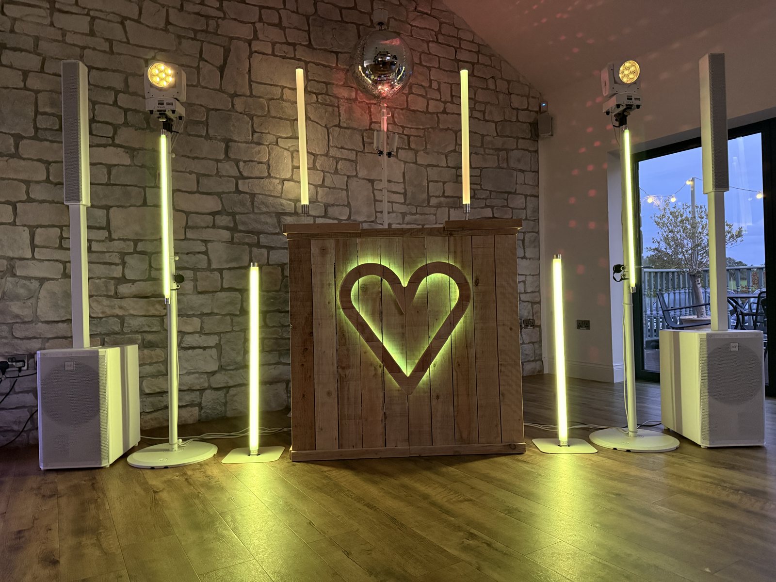PLM Signature Wedding DJ Service (Rustic)