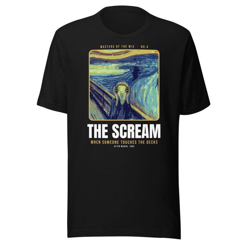 Masters of the Mix - The Scream - Unisex T-Shirt (Black)